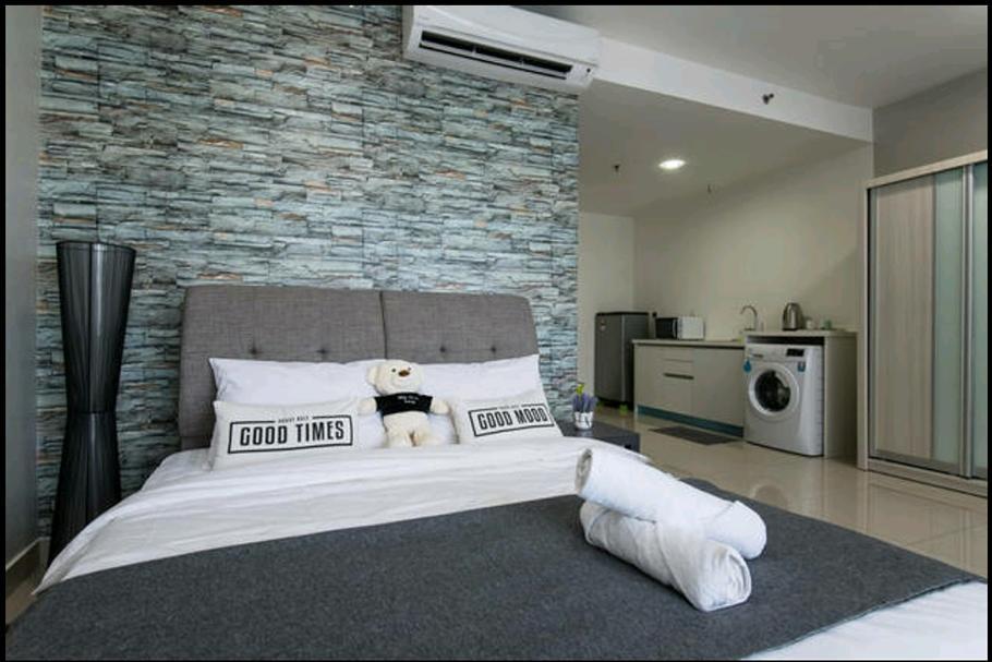 Ferienwohnung Miko'S Studio At Trefoil Setia Alam Exterior foto